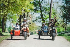 From Bordeaux: Saint-Emilion Wine Tour in a Sidecar