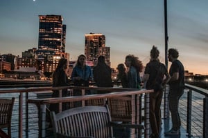 Boston: City Lights Sightseeing Cruise on Classic Boat
