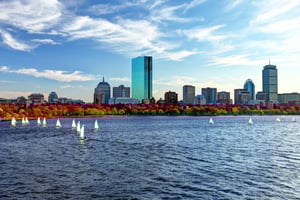 Boston Harbor: Efterårslunch på båd