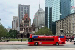 Boston Sightseeing: Single Ride Pass With Double-Decker Bus
