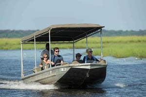 Von den Victoriafällen: Ganztägige Chobe-Safari mit Mittagessen