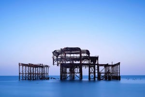 Brighton: Passeio fotográfico de longa exposição de paisagens marítimas