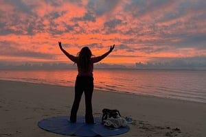 Redcliffe: Beach Yoga Class at Sutton’s Beach