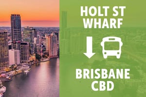 TANGALOOMA: HOLT ST WHARF TO BRISBANE CBD SHUTTLE (ONE-WAY)