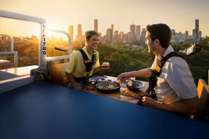 Brisbane: Vertigo Dinner – Dining on the Edge