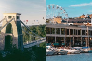 Bristol: Fun Puzzle Treasure Hunt to a Pub! + Team Racing!