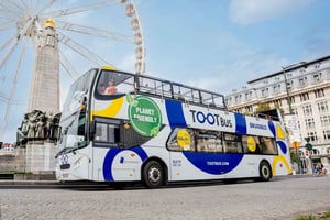 Brussels: Hop-On Hop-Off Bus Tour and Ferris Wheel Combo