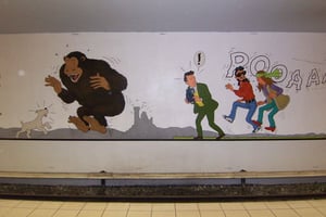 Bruxelles: Tour a piedi su Tintin e l'arte belga