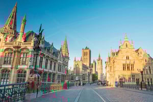 From Brussels: Day Trip to Ghent with Atomium in English