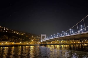 Ночной круиз по Будапешту с напитком и собственным водителем