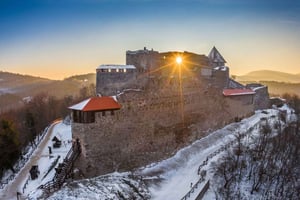 Budapest Vandring til Visegrád-slottet med badstue/Donau-stranden