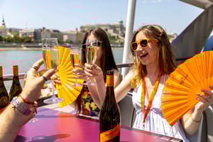 Budapest: Ubegrenset sightseeingcruise med prosecco og vin