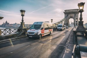 Kjøringstur i slottsdistriktet og Pest med elvecruise i Donau