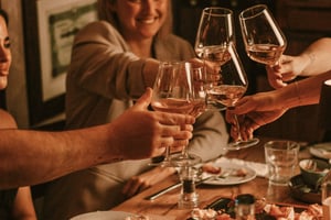 Eten en wijn proeven in Boedapest bij de basiliek