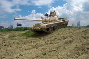 T-55 Tank Driving Heavy Metal Experience