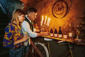 セントレンデでのワインテイスティング プライベート半日ツアー