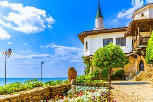 Balchik : palais de Balchik, jardin botanique et cap Kaliakra