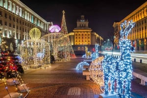 Tour privado navideño por Sofía: ¡la ciudad de las luces!