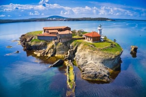 Insel Anastasia - Ganztägige VIP-Katamaranfahrt