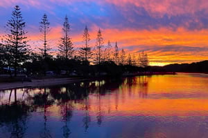 Byron Bay: tour in kayak al tramonto sul fiume Brunswick