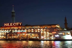 Kairo: Middagskrydstogt med buffet og folkloristisk show