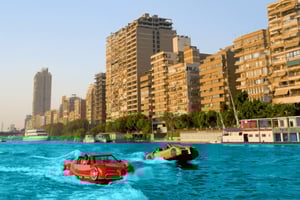 Il Cairo: tour in jetcar sul Nilo con musica, capitano e viste iconiche