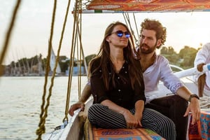 Kairo: Privat felucca-eventyr på Nilen / tur-retur-transport
