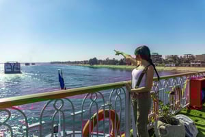 Desde El Cairo: Crucero de 5 días por el Nilo hasta Asuán y vuelos en globo