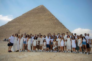 Wycieczka grupowa do piramid i Sfinksa w Gizie
