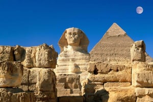 Fra Hurghada: Pyramider og egyptisk museumstur og bådtur