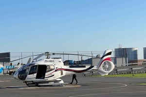 Excursión en helicóptero de 50 minutos por la región vinícola de Franschhoek