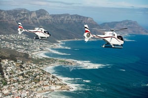 Cape Town: 20-Minute Helicopter Flight and Free Boat Tour