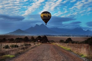 Cape Winelands: lot balonem