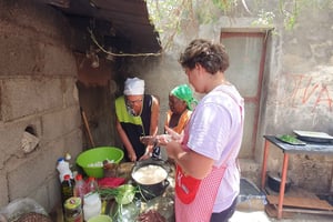 Day with locals people
