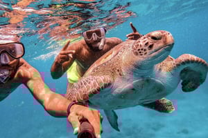 From Mindelo: São Vicente's Enchanting Sea Turtle Snorkeling
