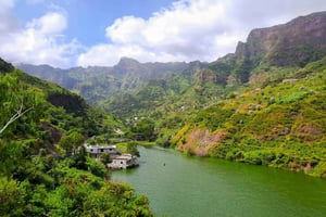 Van Tarrafal: Wandeling van Serra naar Principal & Lunch met de plaatselijke bevolking