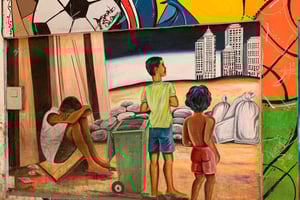 Mindelo Cultural: city tour street art