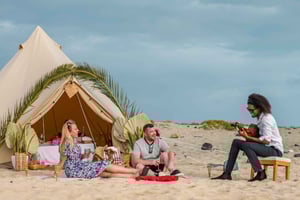 Romantic Sunset Experience with Glamping Bronze Pack