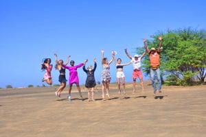 Sal Island tour: Blue Eye, Salt Lake, Sharks w/ Local Guide