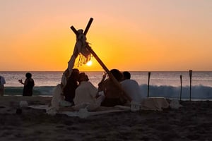 Sal: Fuga romantica al tramonto con vino e trasferimento di andata e ritorno