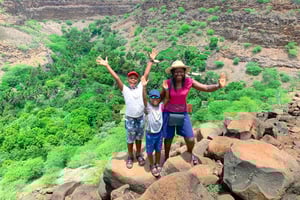 Santiago: Calabaceira Valley Trek og besøk til Cidade Velha