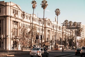 En arkitekttur i Santiago sentrum