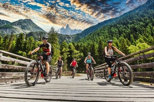Chamonix, discovery of the valley by electric mountain bike