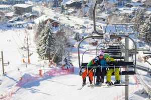 Chamonix: primera clase privada de esquí con equipo y ropa