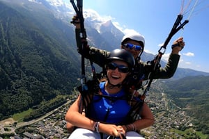 Chamonix: Sensation Paragliding Flight near Mont Blanc