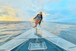 Косумель: Чистая лодка в Косумеле + сноркелинг + прохладительные напитки!!