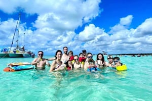 Da Cozumel: avventura in catamarano e snorkeling a El Cielo