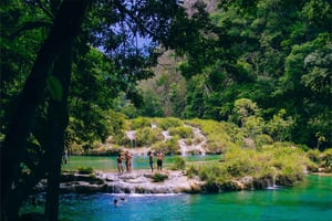 Från Guatemala City Envägs delad transfer till Semuc Champey