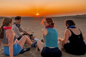 Lima: Paracas og Huacachina – Premium dagstur og skål ved solnedgang