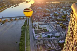 熱気球飛行：シャンボール、シュノンソー、シュヴェルニー、ブロワ